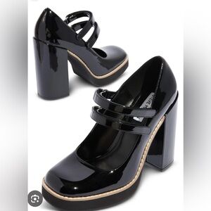 Steve Madden Twice Mary Jane Platforms Size 8.5